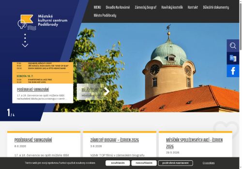 Zobrazit webové stránky Městské kulturní centrum Poděbrady