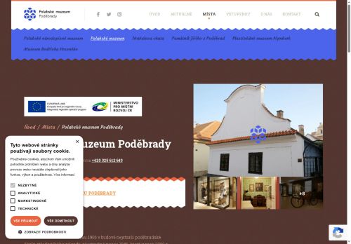 Zobrazit webové stránky Polabské muzeum Poděbrady