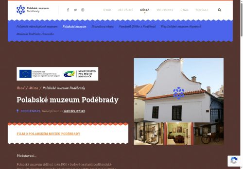 Zobrazit webové stránky Polabské muzeum Poděbrady