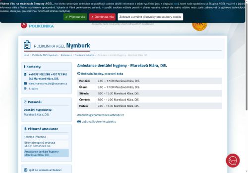 Zobrazit webové stránky Ambulance dentální hygieny - Pavla Knížková, DiS., Klára Marešová, DiS.