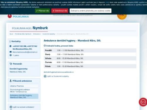 Ambulance dentální hygieny - Pavla Knížková, DiS., Klára Marešová, DiS.