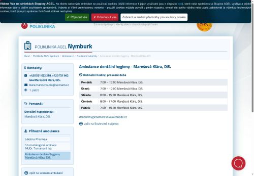 Zobrazit webové stránky Ambulance dentální hygieny - Pavla Knížková, DiS., Klára Marešová, DiS.