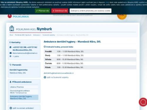 Ambulance dentální hygieny - Pavla Knížková, DiS., Klára Marešová, DiS.