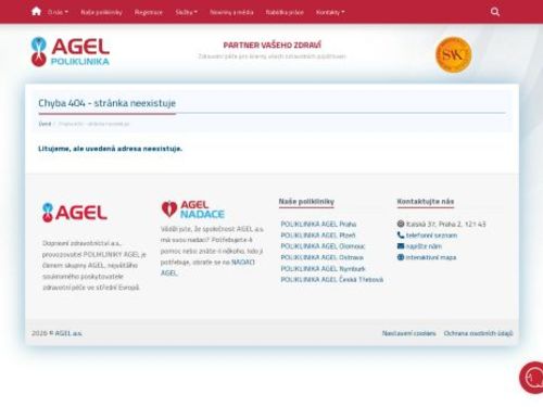 Oční ambulance Poliklinika AGEL Nymburk - MUDr. Alina Pišlová