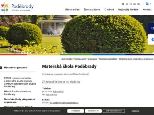 Mateřská škola Poděbrady
