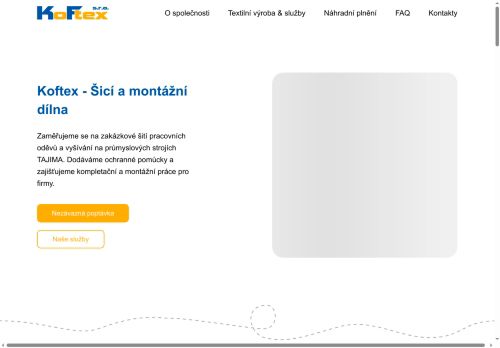 KOFTEX s.r.o. nabízí práci na pozici Vyšívačka (m/ž) v obci Kolín