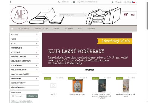 Zobrazit webové stránky Antikvariát Poděbrady