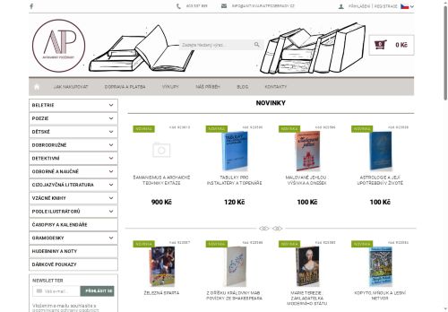 Zobrazit webové stránky Antikvariát Poděbrady