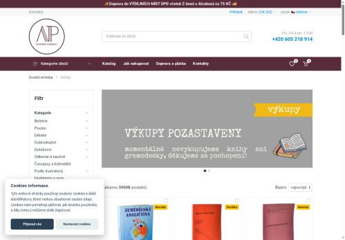 Zobrazit webové stránky Antikvariát Poděbrady