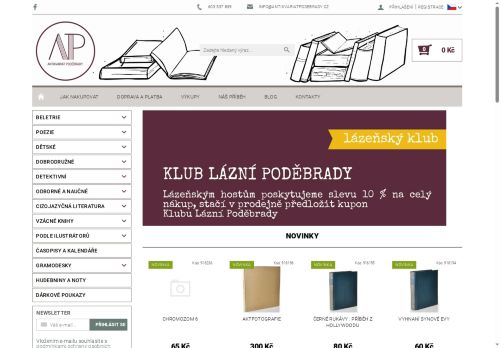 Zobrazit webové stránky Antikvariát Poděbrady