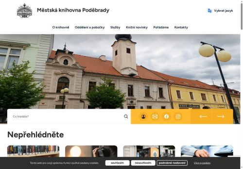 Zobrazit webové stránky Městská knihovna Poděbrady