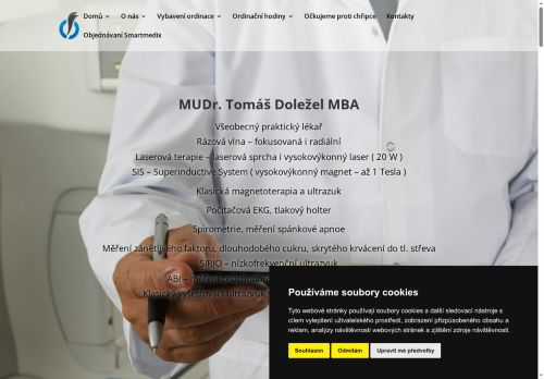 Zobrazit webové stránky Praktický lékař pro dospělé - MUDr. Tomáš Doležel