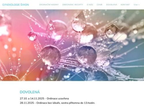 Ambulance gynekologie a porodnictví - MUDr. Vratislav Šimon