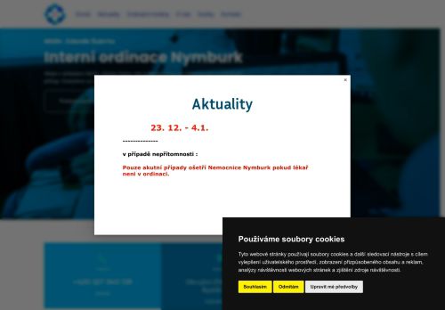 Zobrazit webové stránky Interní ambulance - MUDr. Zdeněk Šubrta