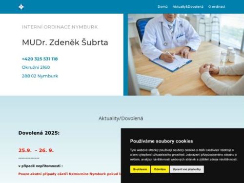 Interní ambulance - MUDr. Zdeněk Šubrta
