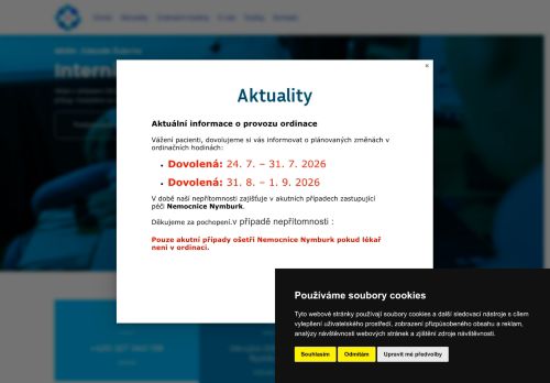 Zobrazit webové stránky Interní ambulance - MUDr. Zdeněk Šubrta