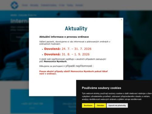 Interní ambulance - MUDr. Zdeněk Šubrta