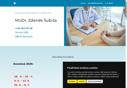 Zobrazit webové stránky Interní ambulance - MUDr. Zdeněk Šubrta