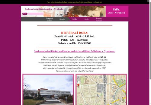 Zobrazit webové stránky Fyzioterapie - PhDr. Lucie Nováková