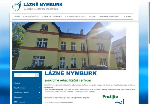Zobrazit webové stránky Ambulance rehabilitačního lékaře Lázně Nymburk - MUDr. Renata Hájková