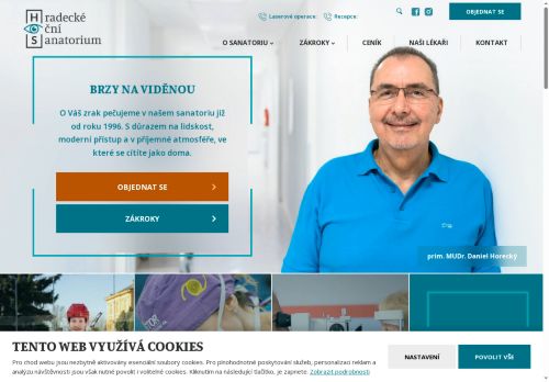 Zobrazit webové stránky Hradecké oční sanatorium spol. s.r.o. - MUDr. Kateřina Němcová