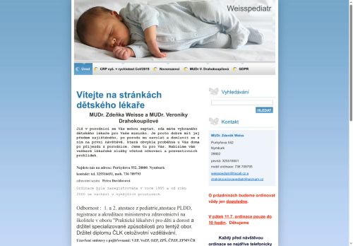 Zobrazit webové stránky Praktický lékař pro děti a dorost - MUDr. Zdeněk Weiss