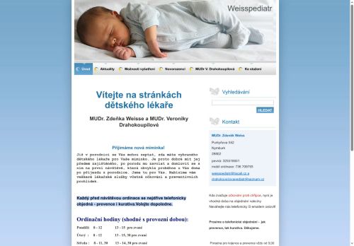 Zobrazit webové stránky Praktický lékař pro děti a dorost - MUDr. Zdeněk Weiss