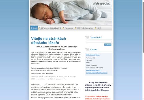 Zobrazit webové stránky Praktický lékař pro děti a dorost - MUDr. Zdeněk Weiss