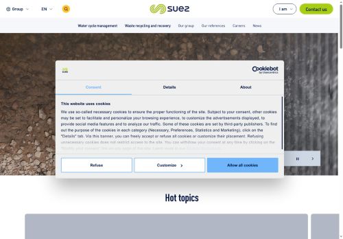 SUEZ Water CZ s.r.o. nabízí práci na pozici Business Development Manager v obci Praha