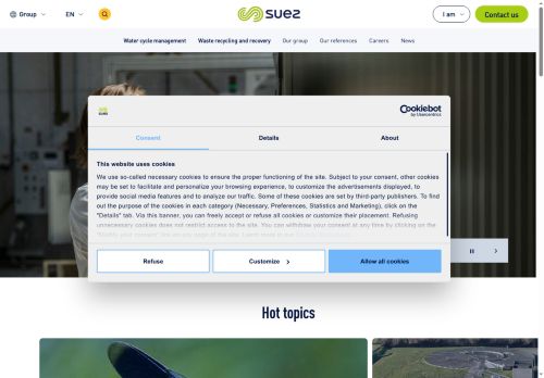 SUEZ Water CZ s.r.o. nabízí práci na pozici Business Development Manager v obci Praha