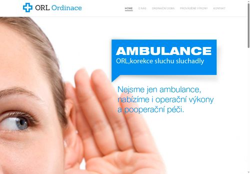 Zobrazit webové stránky ORL ambulance - MUDr. Karel Podhola, MUDr. Radek Langer, MUDr. Jan Metzl