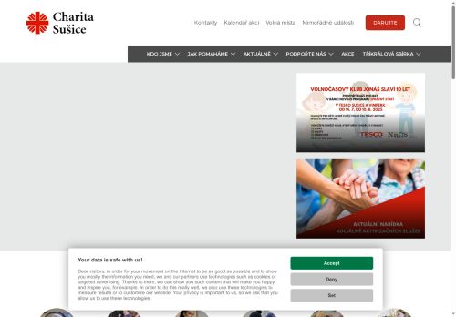 Charita Sušice nabízí práci na pozici PRACOVNÍK V SOCIÁLNÍCH SLUŽBÁCH v obci Železná Ruda
