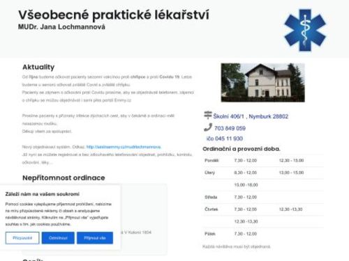 Praktický lékař pro dospělé - MUDr. Jana Lochmannová