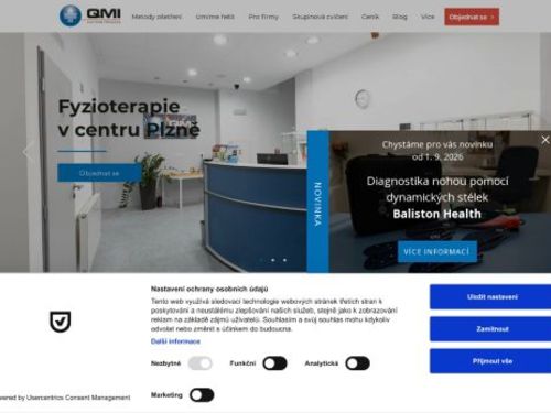 Fyzioterapie - QMI Centrum prevence