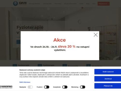 Fyzioterapie - QMI Centrum prevence