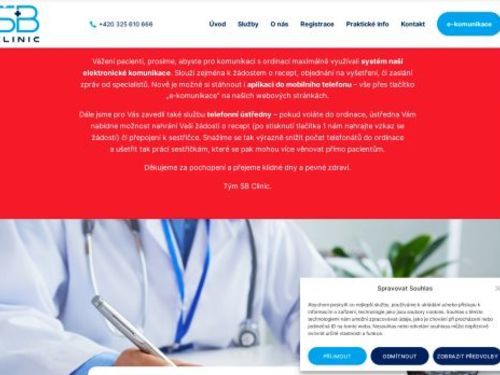 Praktický lékař pro dospělé SB Clinic