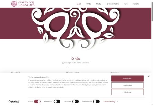 Zobrazit webové stránky Gynekologická ambulance - MUDr. Šárka Garayová