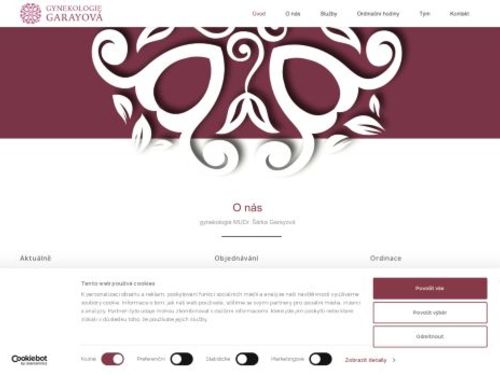 Gynekologická ambulance - MUDr. Šárka Garayová