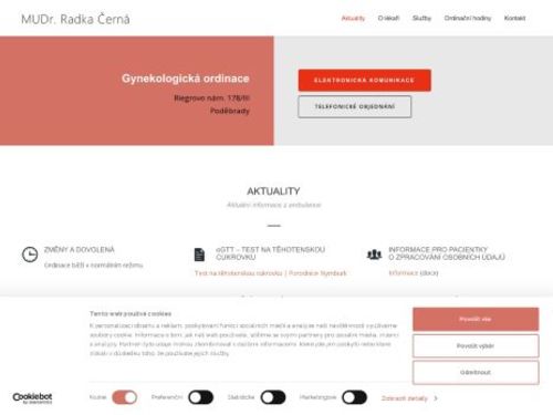 Gynekologická ambulance - MUDr. Radka Černá