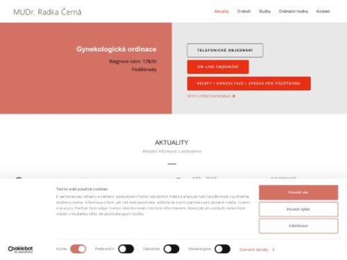 Gynekologická ambulance - MUDr. Radka Černá
