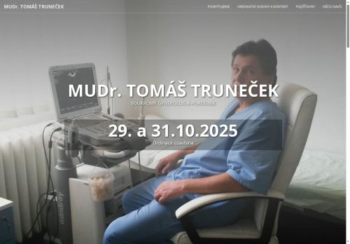 Zobrazit webové stránky Gynekologická ambulance - MUDr. Tomáš Truneček