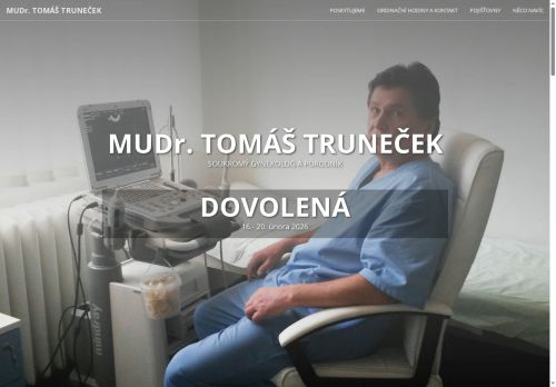 Zobrazit webové stránky Gynekologická ambulance - MUDr. Tomáš Truneček