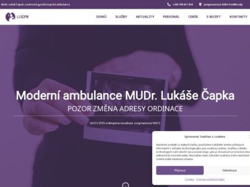 Gynekologická ambulance - MUDr. Lukáš Čapek