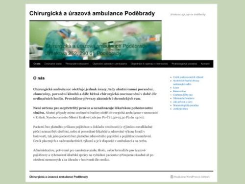 Chirurgická a ortopedická ambulance - MUDr. Vladimír Švejcar, MUDr. Josef Oupický, MUDr. Jiří Boháč