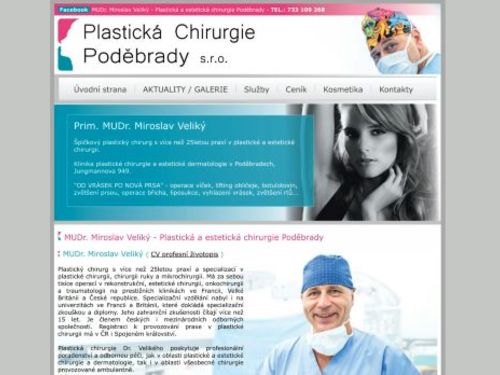 Plastická a estetická chirurgie - MUDr. Miroslav Veliký