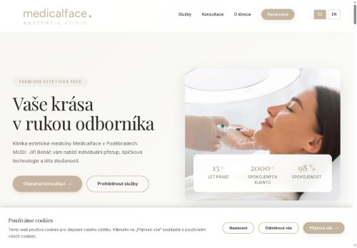 Zobrazit webové stránky Estetická chirurgie Medicalface - MUDr. Jiří Boháč