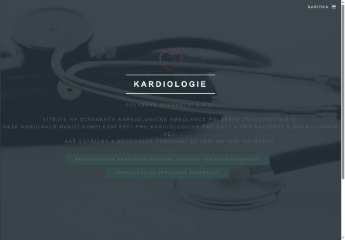 Zobrazit webové stránky Kardiologická ambulance Polabská zdravotní s.r.o. - MUDr. Magdalena Sionová Ph.D., MUDr. Josef Kroupa Ph.D., MUDr. Petra Buderová Ph.D.