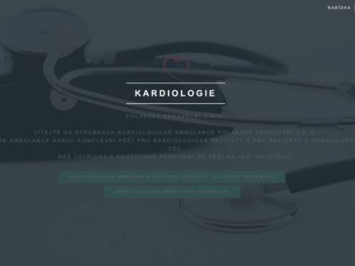 Kardiologická ambulance Polabská zdravotní s.r.o. - MUDr. Magdalena Sionová Ph.D., MUDr. Josef Kroupa Ph.D., MUDr. Petra Buderová Ph.D.