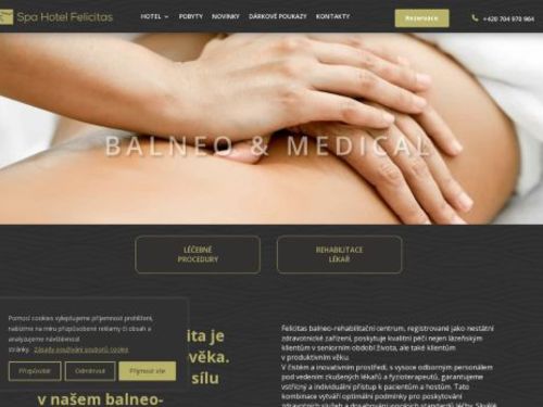 Ambulantní rehabilitace Spa Hotel Felicitas