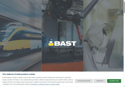 Webové stránky BAST s.r.o., Moravské Budějovice